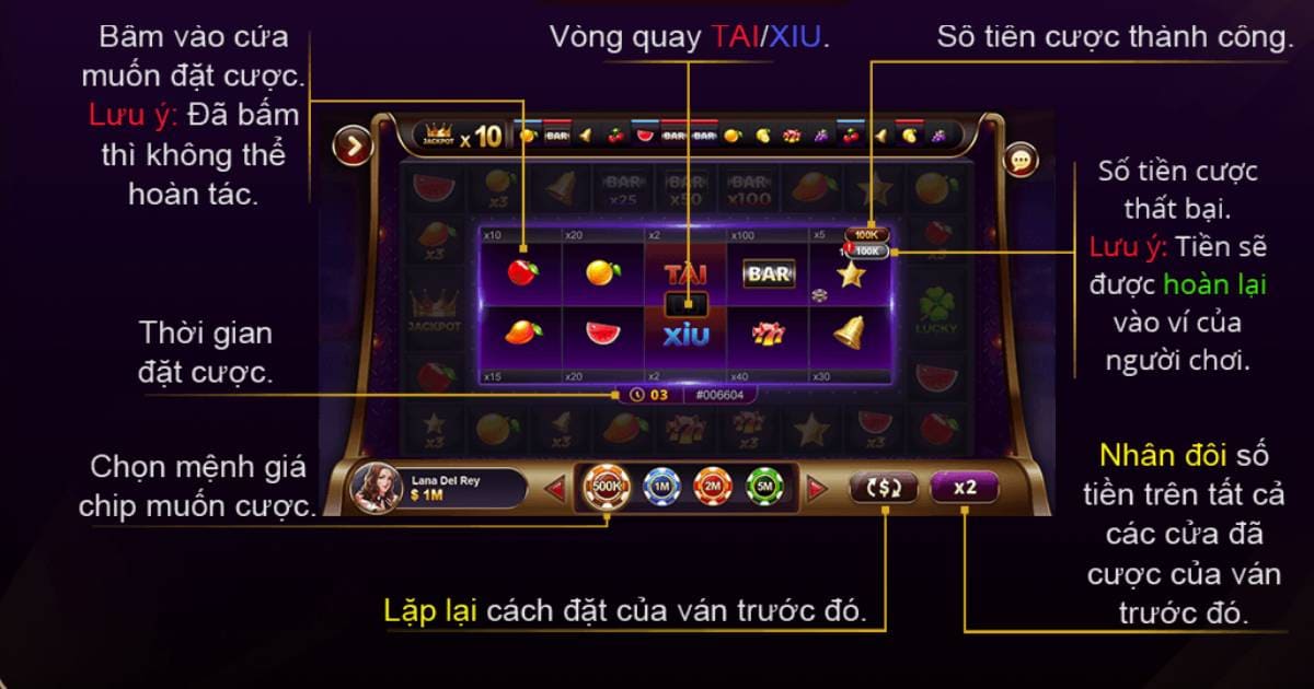 Giai ma Game Xeng 777 Game Bar Trai Cay Hoa Qua