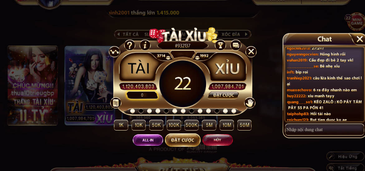 Giai ma game Tai xiu Sunwin an hu 100 000 000