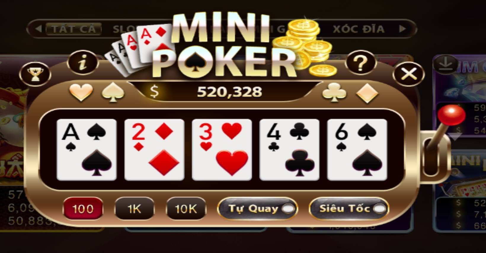 Giai ma game no hu Mini Poker Sunwin an hu 49 000 000