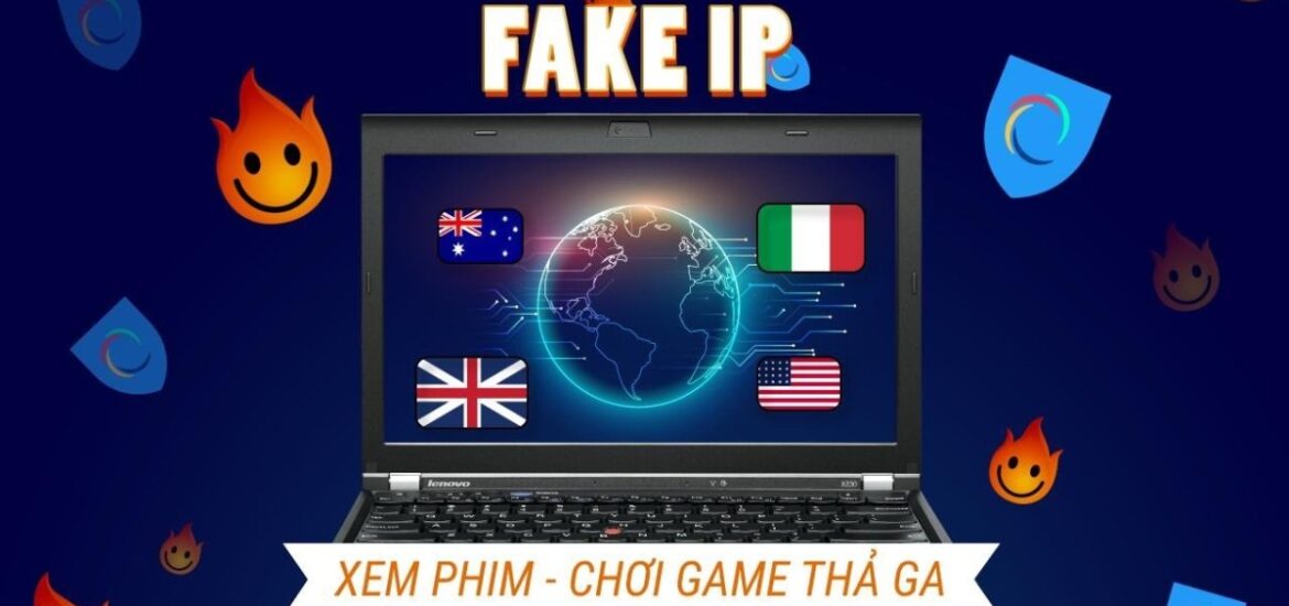 Mở phần mềm fake SaferVPN để tiến hành fake IP